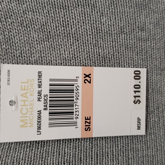 Michael Kors NWT Tunic Sweater Sz 2X PtP 30" Length 36" - Picture 3 of 8